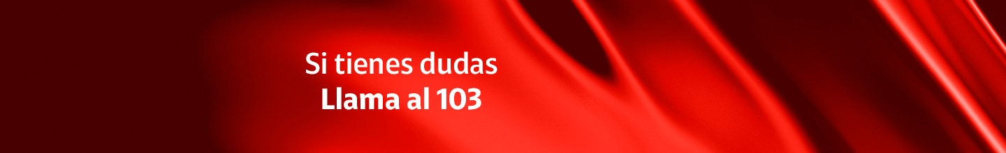 En caso de consultas llama al 103 En caso de consultas llama al 103
