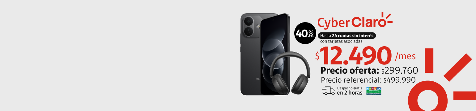 Redmi Note 17 Pro 5G 256GB + Headphones Neo Llévalo en hasta 24 cuotas de 12.490